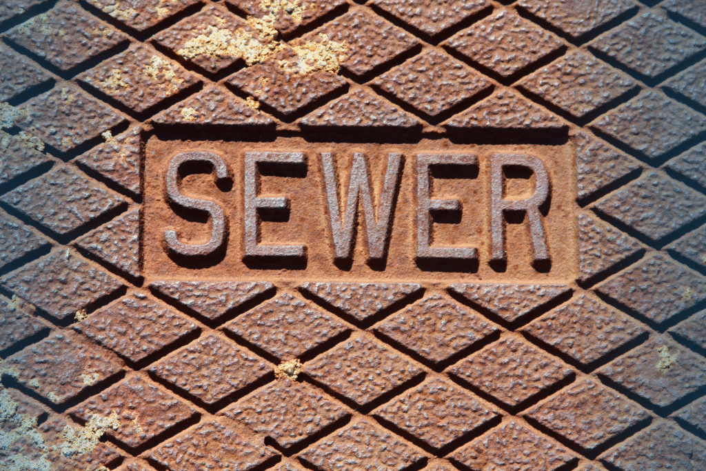 main sewer line clog
